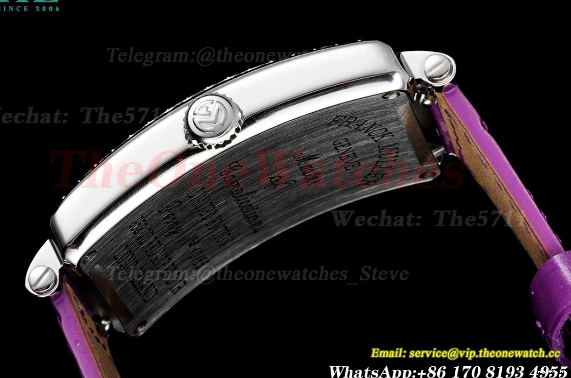 White LE Quartz Diamond Long APSF Island SS Ladies Bezel Dial 0109